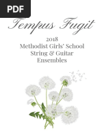 2018 Tempus Fugit Programme (QR Code Test)