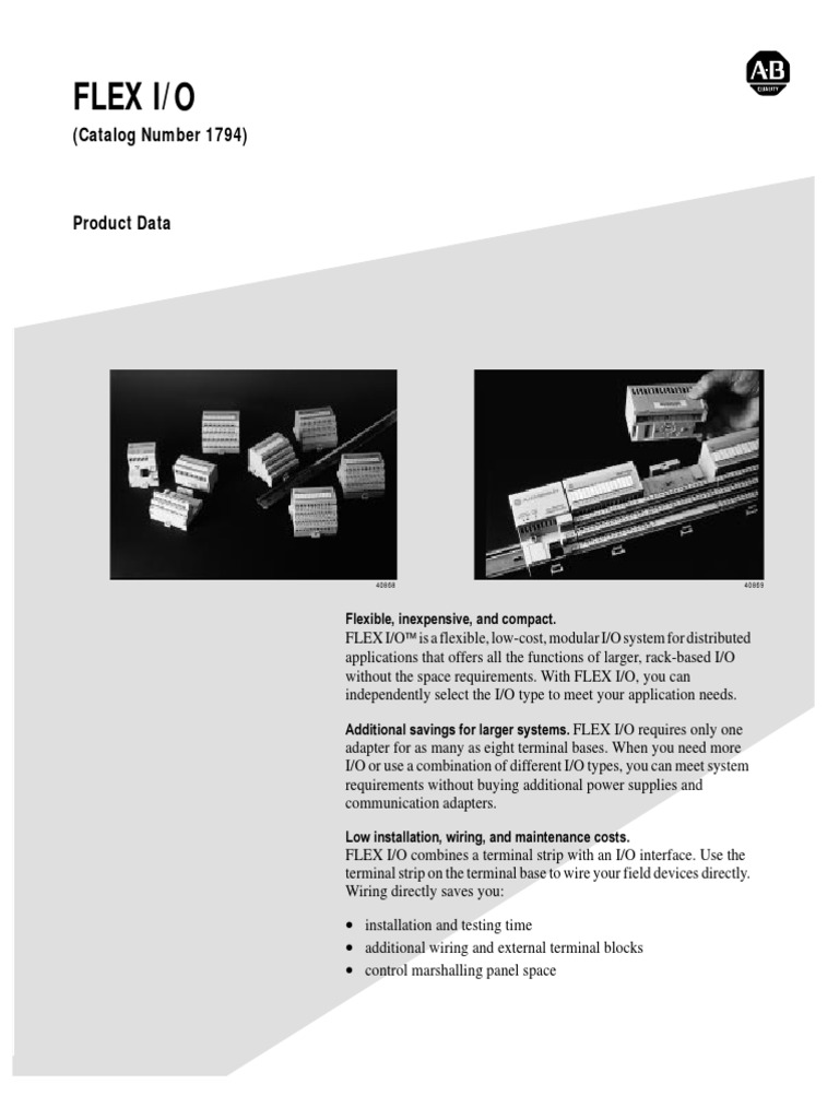 1794Flex Io Data PDF Electrical Connector Electrical Wiring
