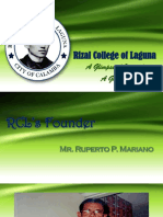 Rizal College of Laguna: A Glimpse of Yesterday, A Guide of Today