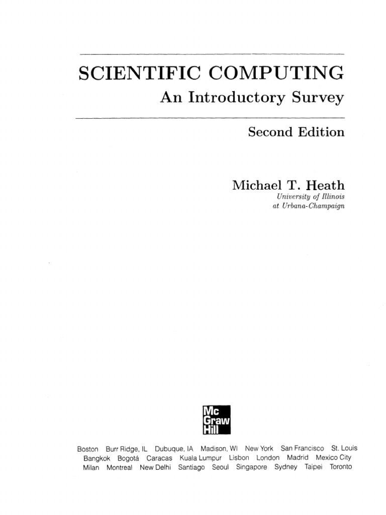 Intro to Scientific Computing by Heath | PDF