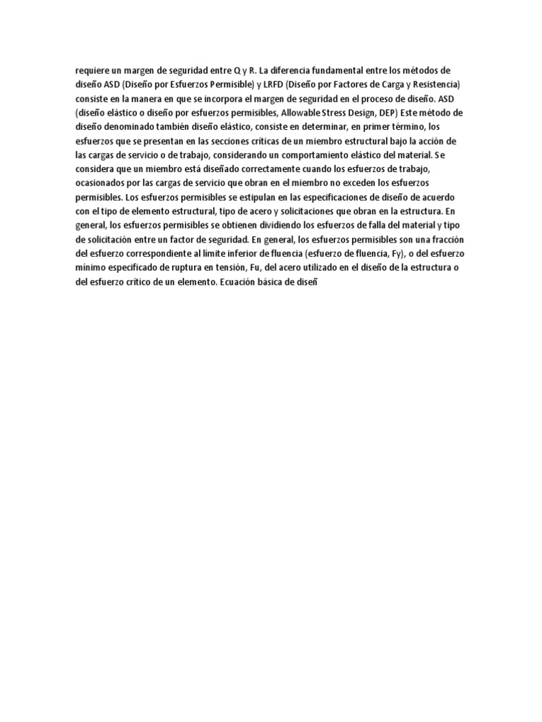 Margen de Seguridad PDF Elasticidad (Física) Resistencia de