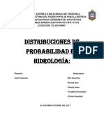 Distribuciones de Probabilidad en Hidrología