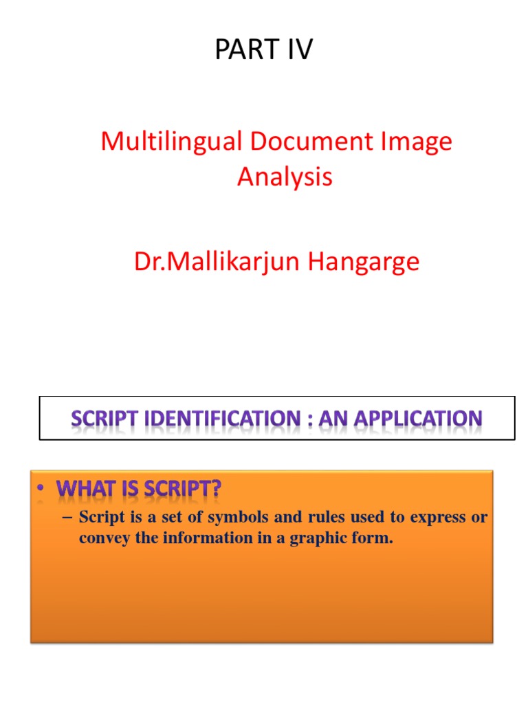 Multilingual Document Image Analysis | PDF | Languages | Language Arts ...