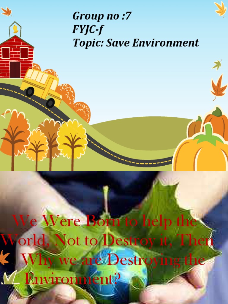 Save the Environment: Key Strategies | PDF | Air Pollution | Water ...
