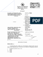 FASAP Vs PAL - JBersamin - Corporate Rehab - Retrenchment - Collegial Nature of SC - Judicial Notice