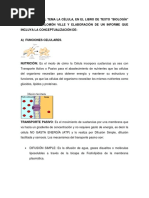 Actividades Tema II de Biología, LA CELULA