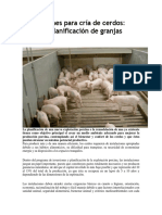 Instalaciones Para Cría de Cerdos