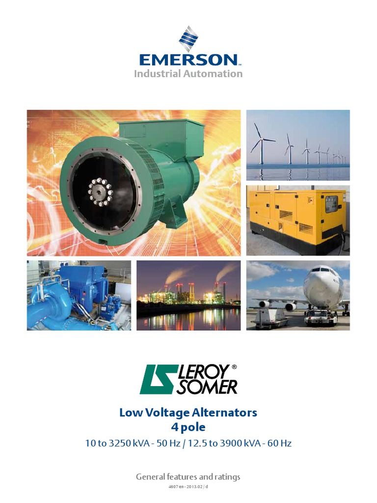 LS LV Generator 4 Pole | PDF | Transformer | Mains Electricity