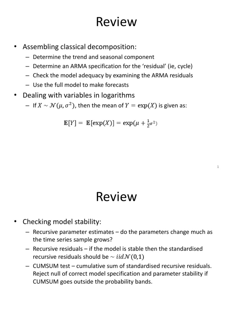 Liquor Sales Forecasting Models Review | PDF | Errors And Residuals ...