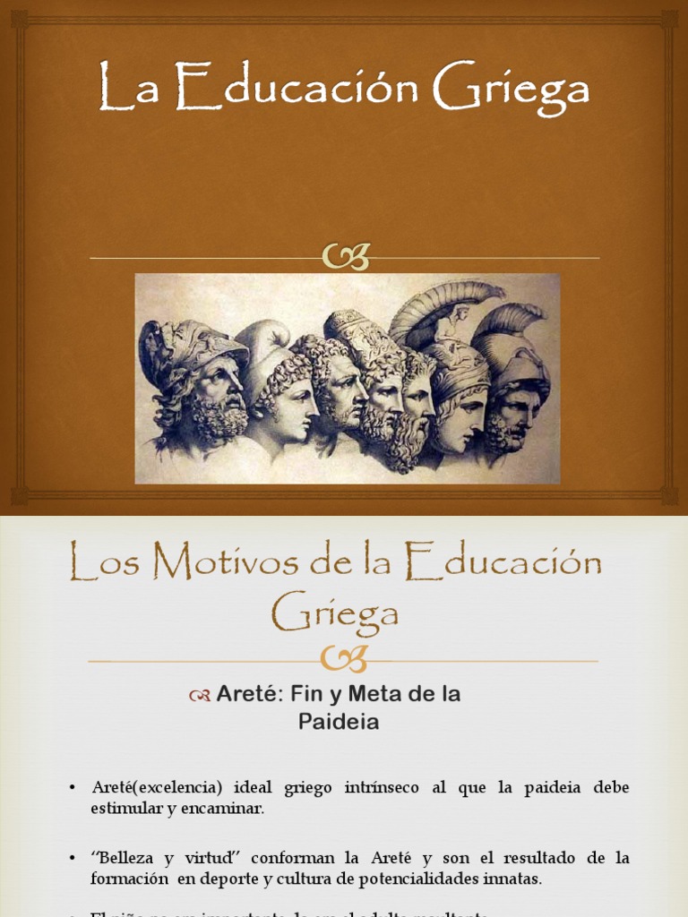 Objetivos de la Educación Griega | PDF | Esparta | Antigua Grecia