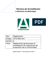 Reglamento Acreditacion Dta-Reg-001 V4 Reg Gen Acred PDF
