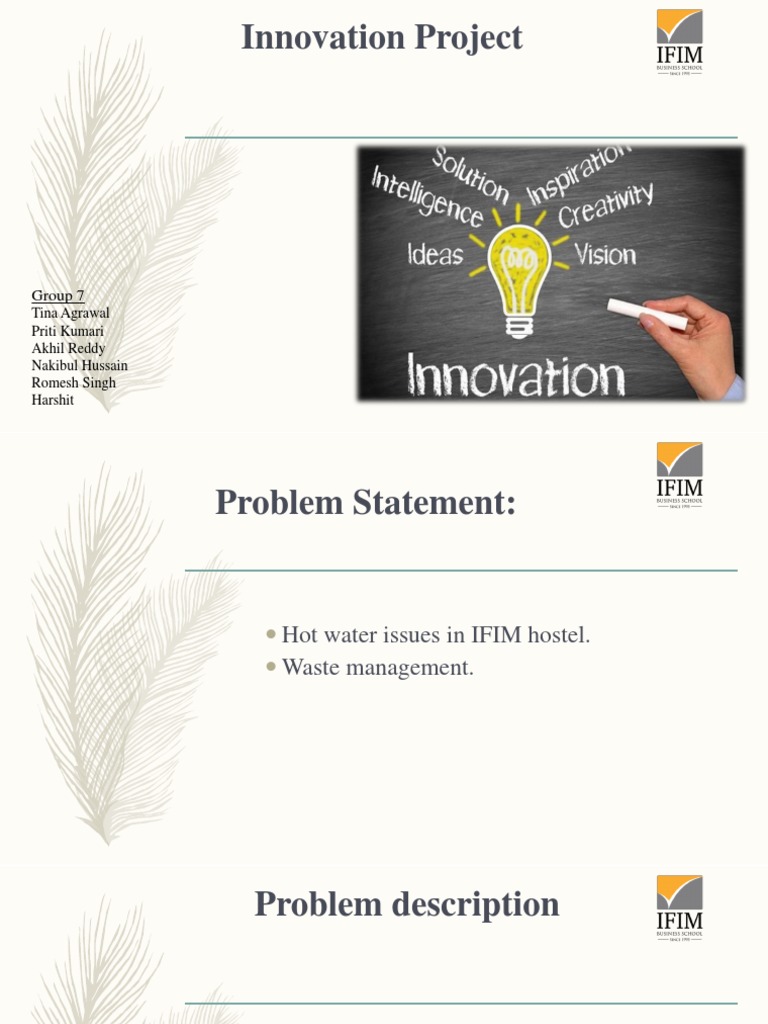 Organic Innovation for Hostel Sustainability | PDF