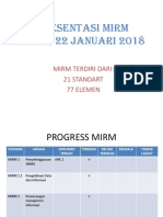 Presentasi Mirm ( Senin, 22 Januari 2018 )