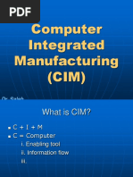 Computer Inegrated Manufacturing (Cim) (Handout)