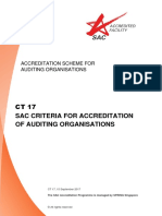 CT 17 - SAC Criteria for Auditing Organisations - Sep 17