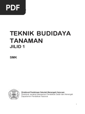 Budi Daya Tanaman Jilid 1 Baru Pdf