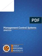 Management Control Systems