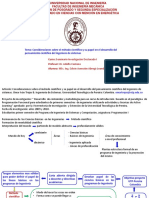 Consideraciones Método Científico UTP Colombia