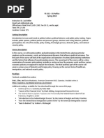 PS 102 Syllabus (Spring 2018) Jack Miller Portland State University US Politics