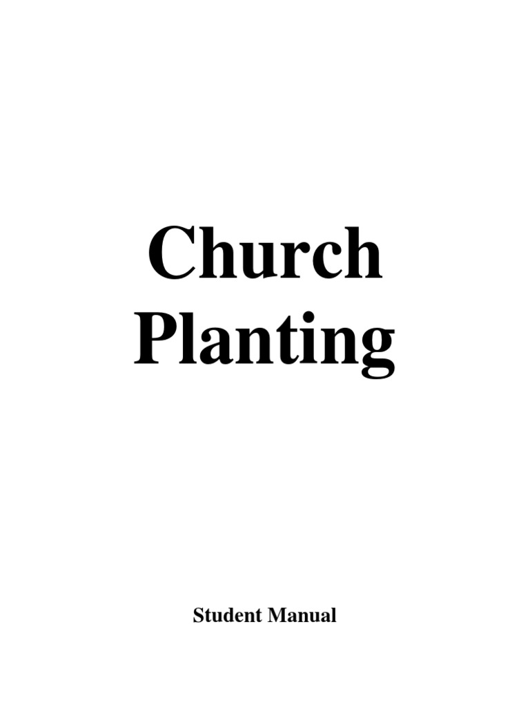 Church Planting | PDF | Acts Of The Apostles | God In Christianity