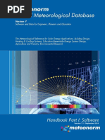 Meteornorm 7 - Handbook Part I - Software