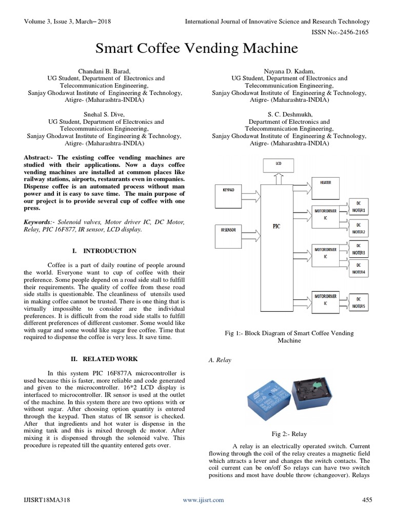 Coffee Vending Machine Circuit Diagram General Wiring Diagram