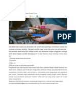 Membuat Kuesioner Online Dengan Google Forms PDF