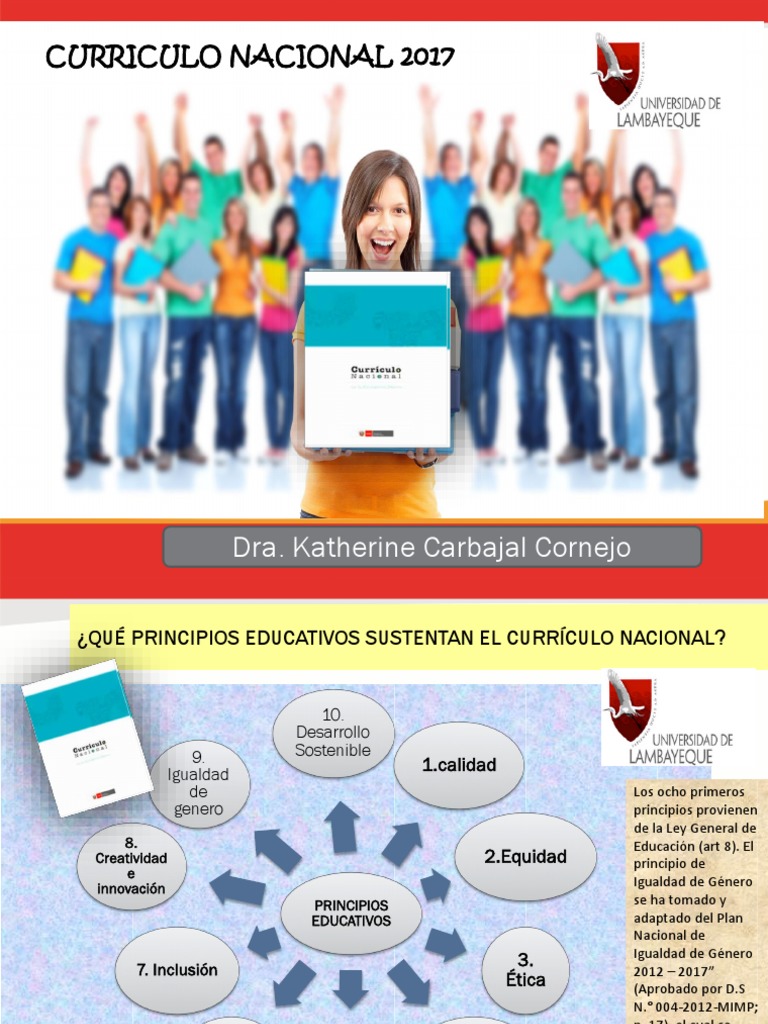 Currículo Nacional 2017: Principios y Enfoques | PDF | Plan de estudios ...