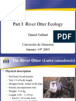 Presentation - Otter Ecology and Research Description - 2005