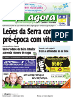 Já Agora, o Jornal Gratuito Da Covilhã e Fundão, Nº 81