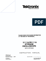 Tektronix 5111a manual