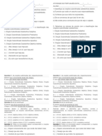 Classificação de orações subordinadas substantivas