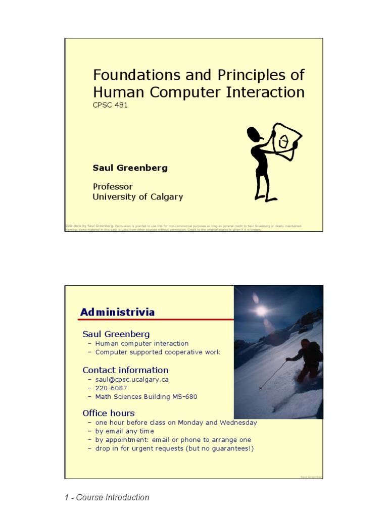1 - Foundations and Principles of Human Computer Interaction | PDF ...