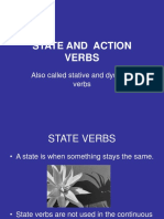 State and Action Verbs