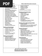 Advanced Excel Syllabus Fees 2500 Duration 30 Days: More Functions and Formulas