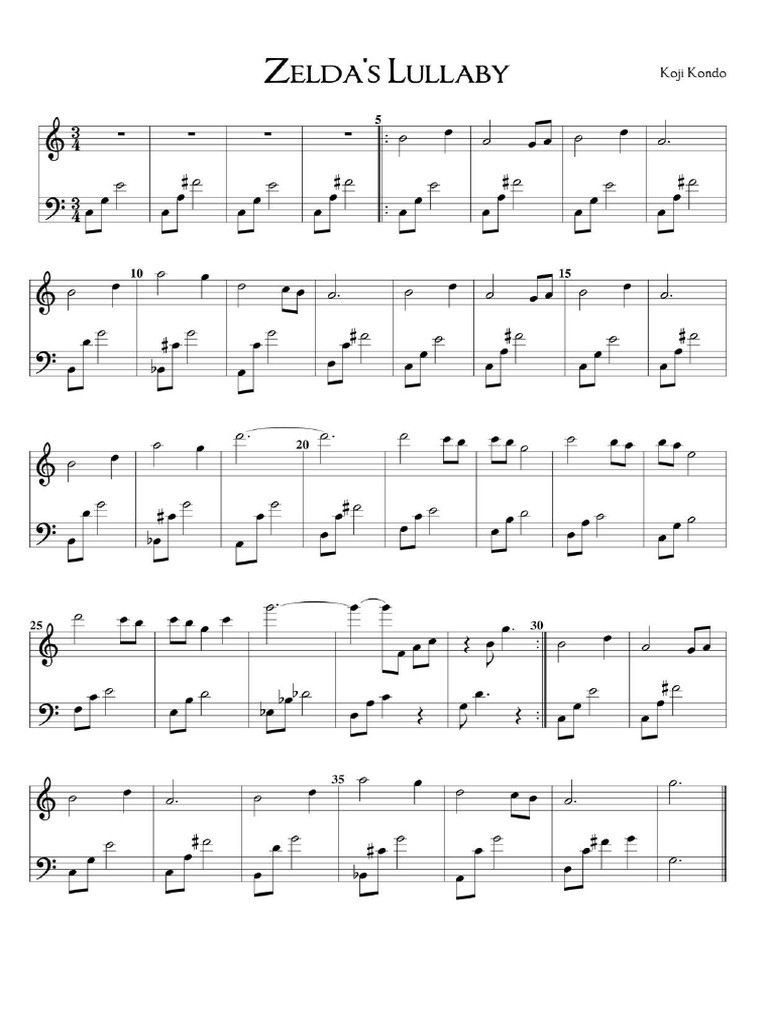 Zelda S Lullaby Legend Of Zelda Ocarina Of Time Piano Sheet Pdf Adventure Games Video Game Development