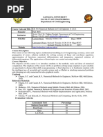 CE301 Course Syllabus Fall 2015