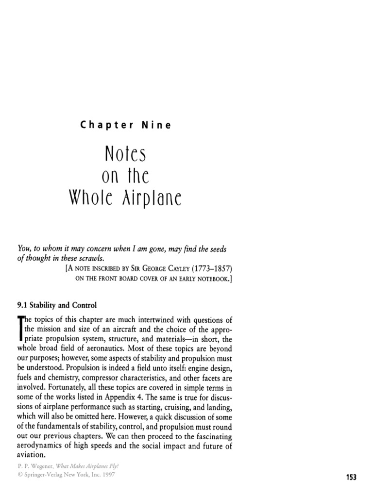 What Makes Airplanes Fly Notes On The Whole Airplane | PDF | Jet Engine ...