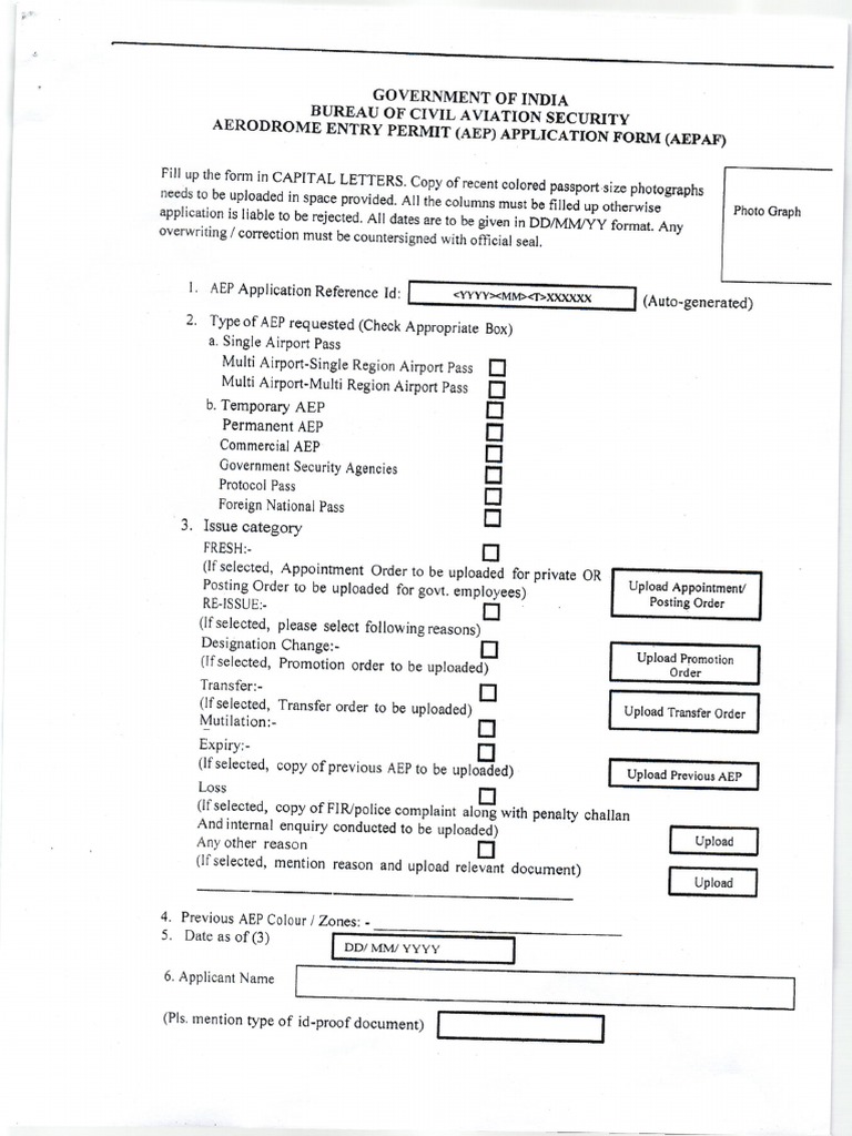 Application Form Aep PDF Travel Visa International Law