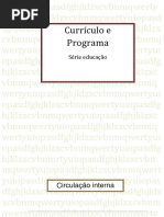 Currículo e Programa