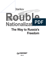 Rouble Nationalization-The Way Tob Russia's Freedom