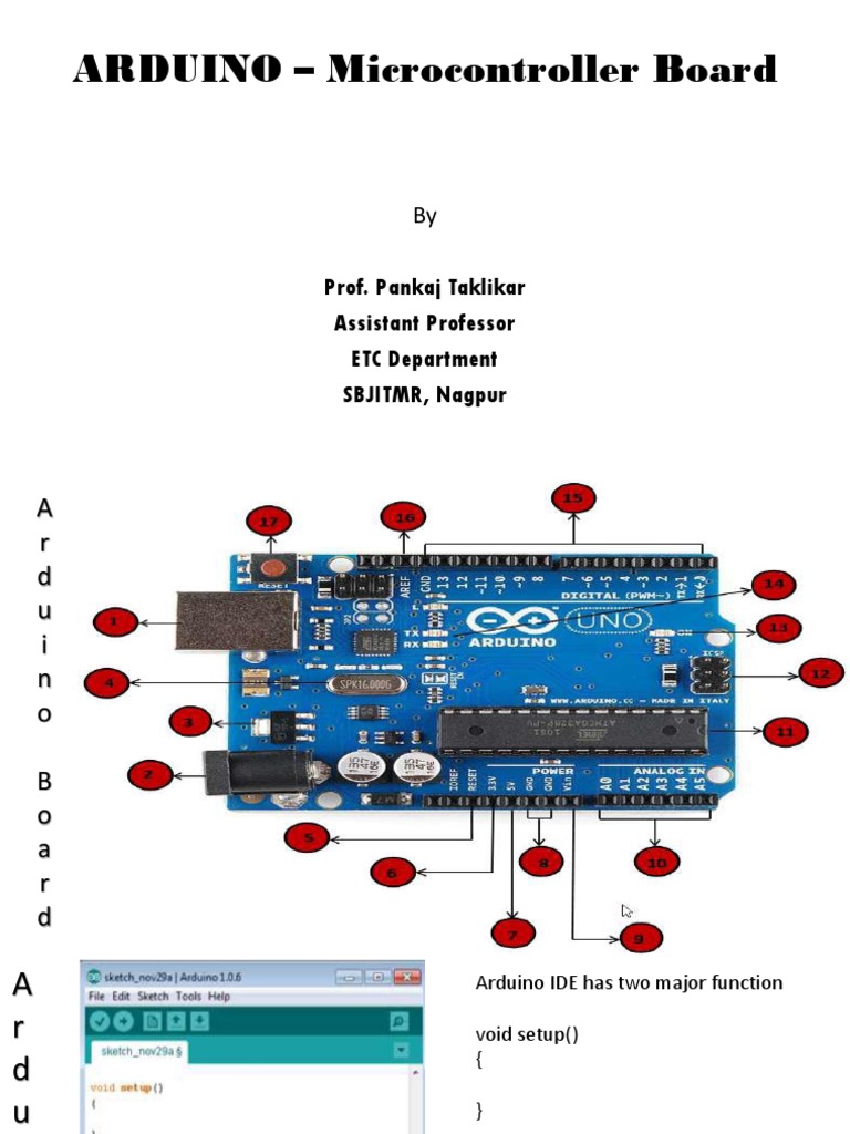 Arduino Microcontroller Basics Guide | PDF