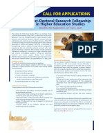 Post Doc Research Fellowship