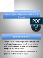 Conditionals and Future Time Clauses