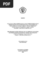 Download Gugatan Cerai Berdasar Alasan Perselisihan Dan Pertengkaran Dalam Rumah Tangga Telah Ditolak Pengadilan Agama Karena Tidak Terbukti by Farhan Ismail SN375906597 doc pdf