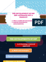 ESP The Development of ESP and ESP Approach Not A Product