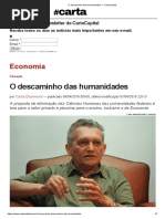 O Descaminho Das Humanidades — CartaCapital (1)