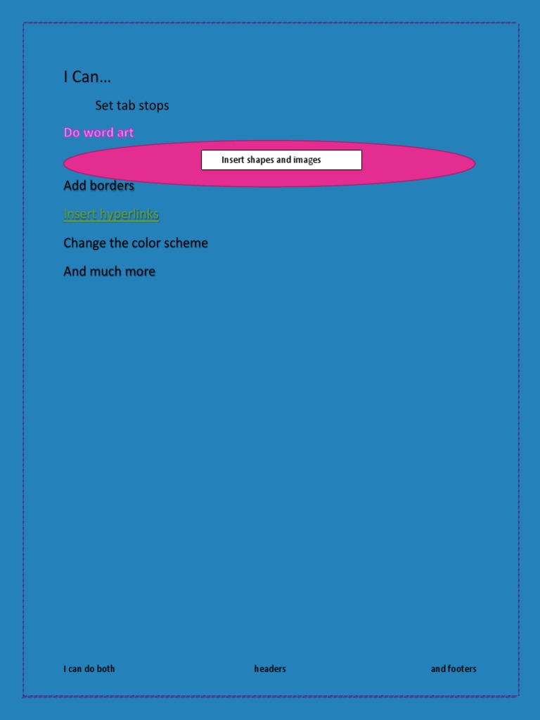 BASIC WORD DOCUMENT SKILLS intelligence overview