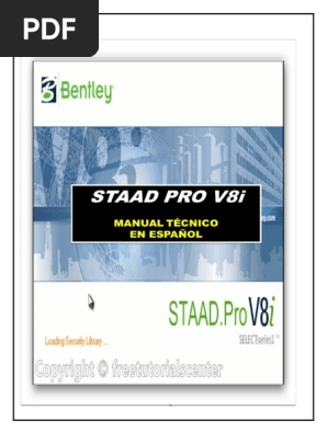 Manual De Staad Pro V8i En Espanolpdf