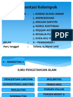 untuk Presentasi Kelompok X Marketing 1